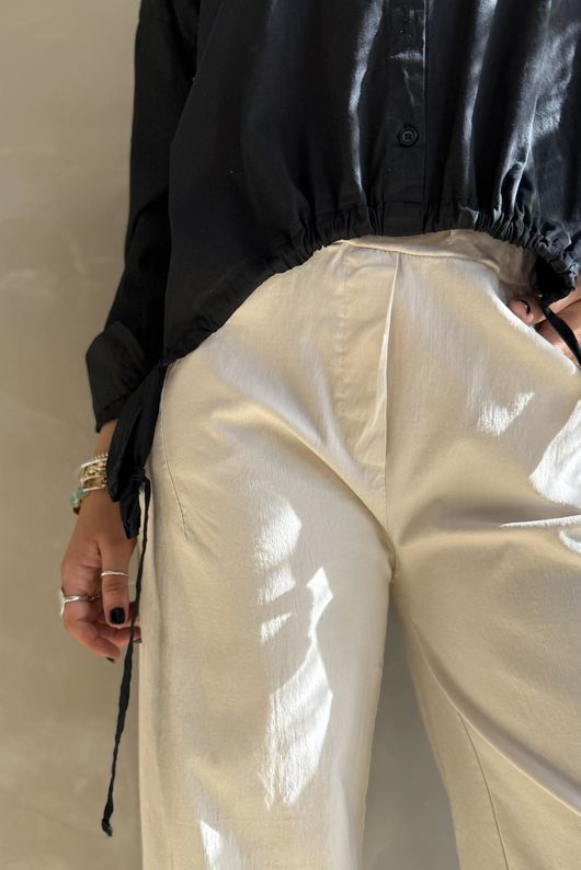 Paloma French Tuck Shirt Black